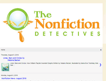 Tablet Screenshot of nonfictiondetectives.com